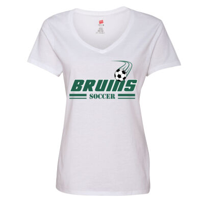 Soccer Women's V-Neck T Thumbnail