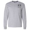 Ultra Cotton Long Sleeve T-Shirt with a Pocket Thumbnail