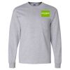 Ultra Cotton Long Sleeve T-Shirt with a Pocket Thumbnail