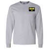 Ultra Cotton Long Sleeve T-Shirt with a Pocket Thumbnail