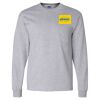 Ultra Cotton Long Sleeve T-Shirt with a Pocket Thumbnail