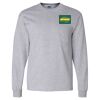 Ultra Cotton Long Sleeve T-Shirt with a Pocket Thumbnail