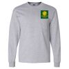 Ultra Cotton Long Sleeve T-Shirt with a Pocket Thumbnail