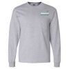 Ultra Cotton Long Sleeve T-Shirt with a Pocket Thumbnail